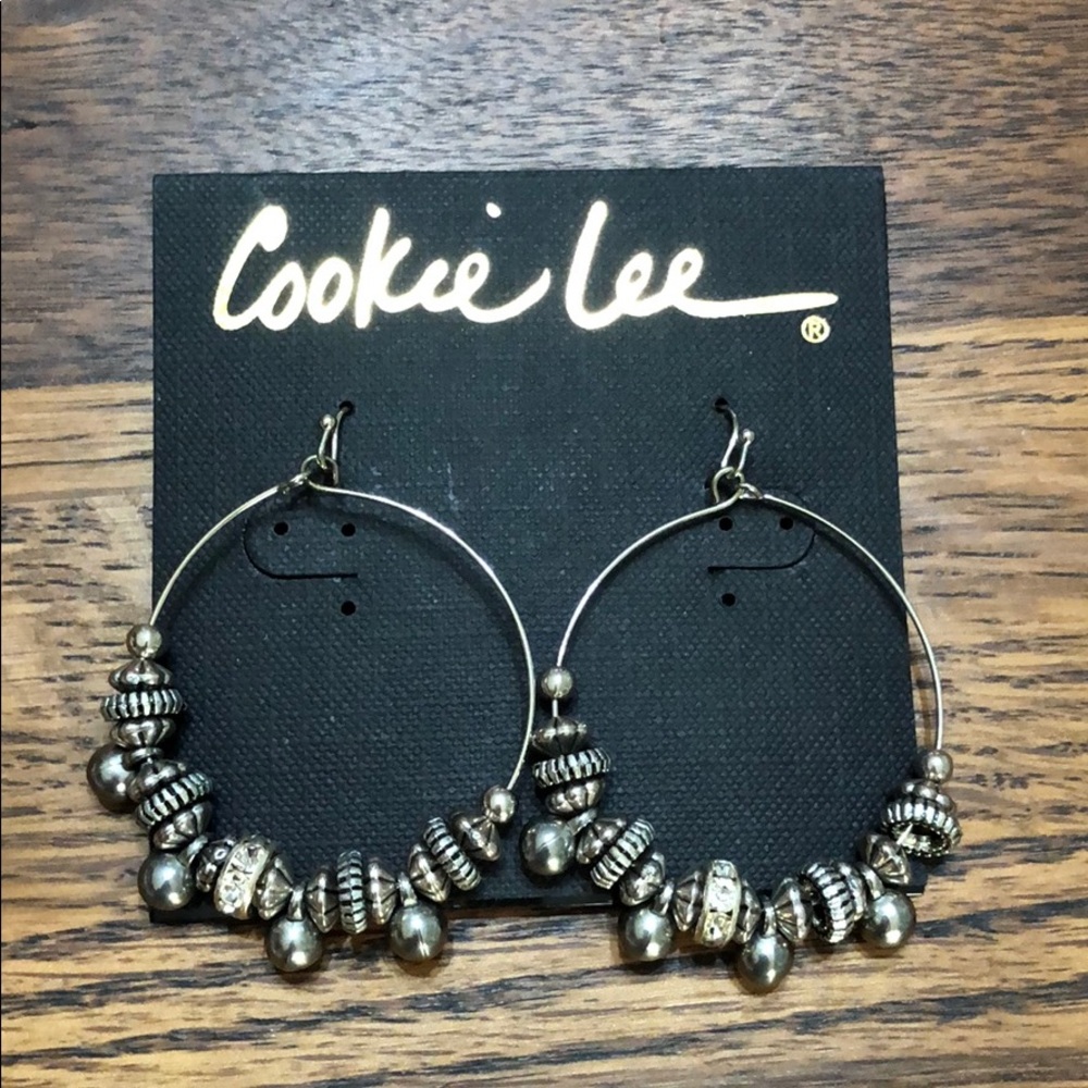 Cookie Lee Bali Treasure Beaded Hoops